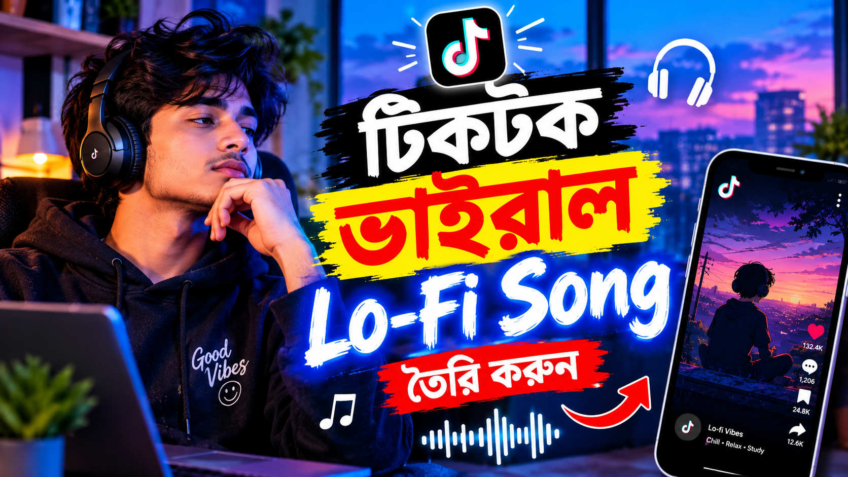 TikTok Viral Lo-Fi Song তৈরি করুন মাত্র কয়েক মিনিটে!